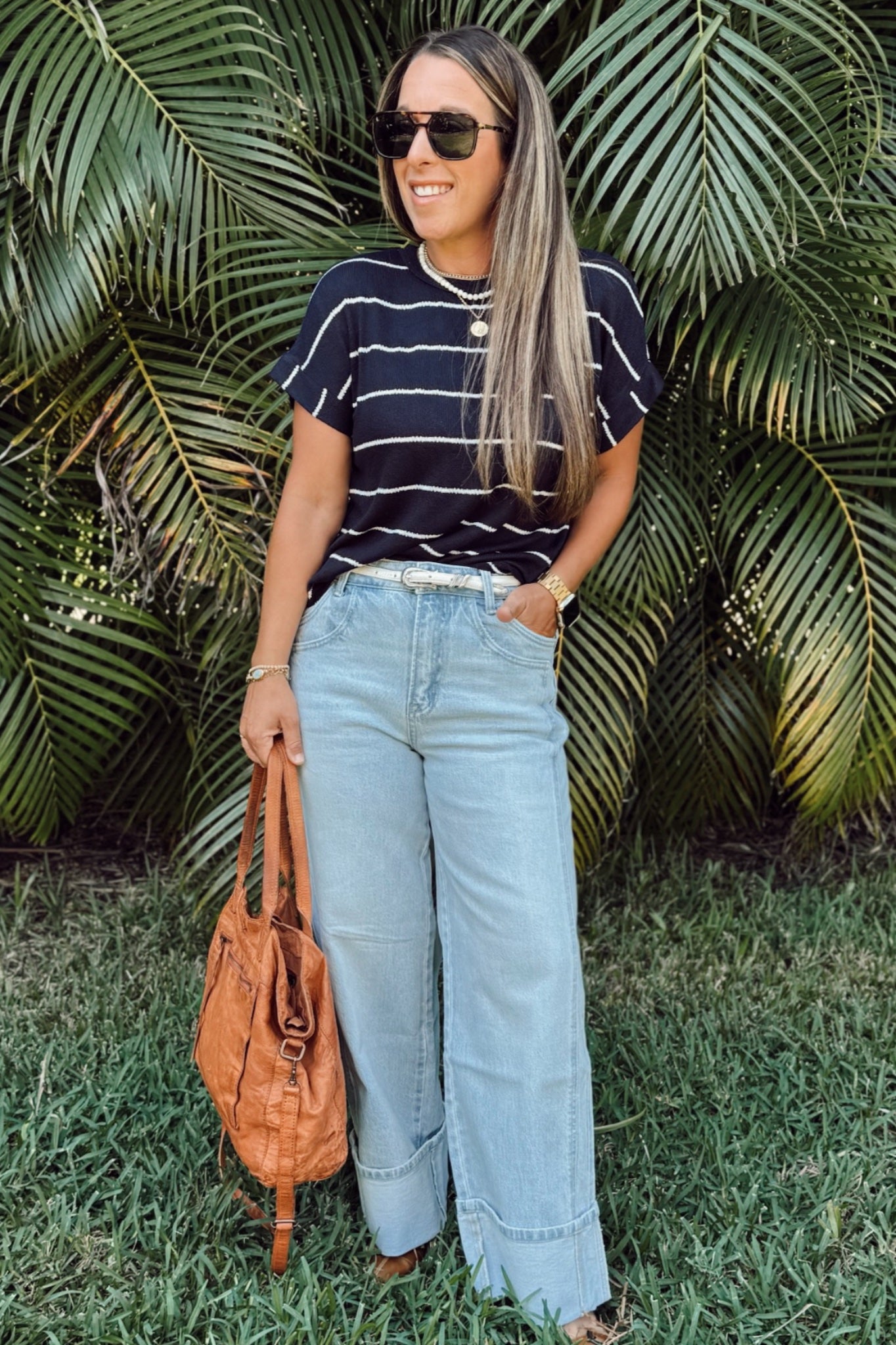The Kris Wide Leg Denim- Light Wash