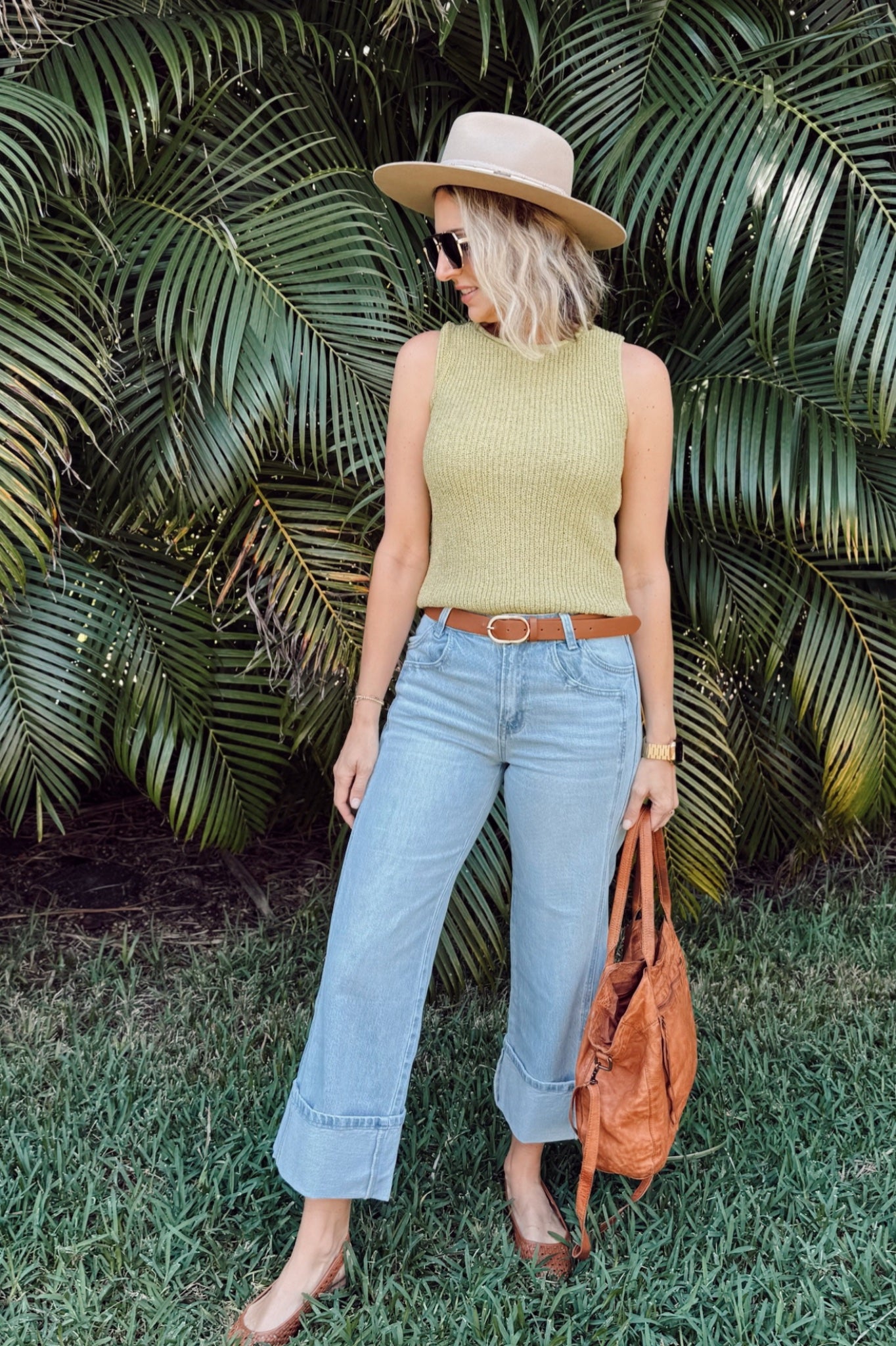 The Kris Wide Leg Denim- Light Wash